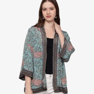 KE KANHA EXPORTS Shrugs for Women Stylish | Cover up on Jeans Tops for Women | Western Beach Outfits | Summer Clothes | Kimono Length Option Short | Medium | Long