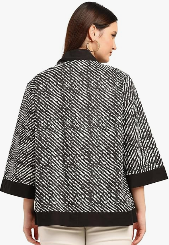 KE KANHA EXPORTS Shrugs for Women Stylish | Cover up on Jeans Tops for Women | Western Beach Outfits | Summer Clothes | Kimono Length Option Short | Medium | Long - Image 5