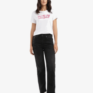 Levi's Women's High Rise Ribcage Slim Straight Fit Jeans