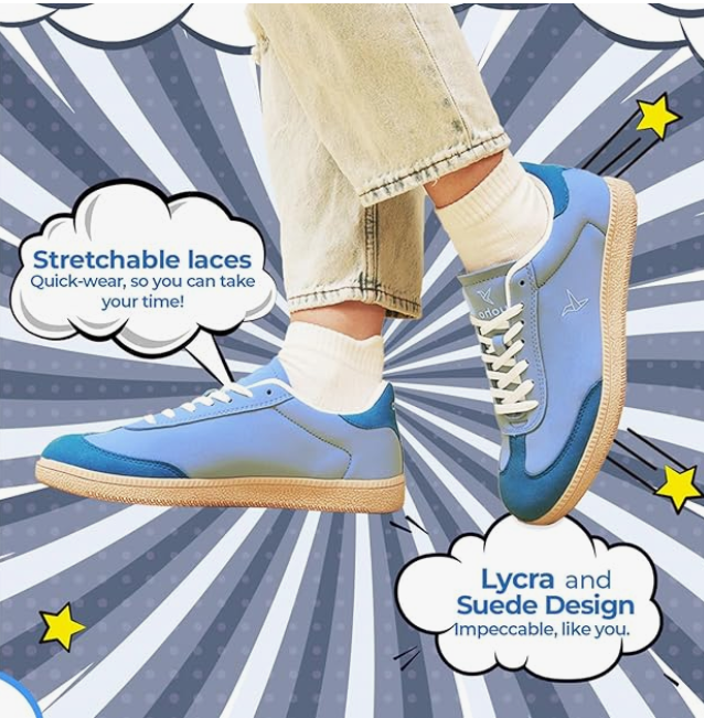 YOHO CAS 105 Sneakers for Women | Premium Finish | Lightweight Durability | Sock-Like Fit | Secure Grip | Everyday Versatility - Image 4