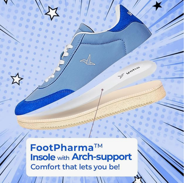 YOHO CAS 105 Sneakers for Women | Premium Finish | Lightweight Durability | Sock-Like Fit | Secure Grip | Everyday Versatility - Image 2